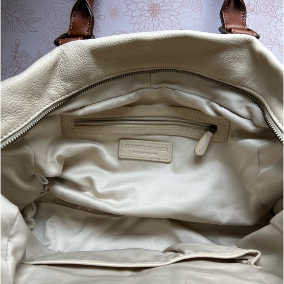 Audrey Brooke Knotty Leather Boston Bag - Picture 11 of 13